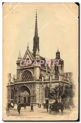 Paris Cartes postales Eglise Saint Laurent