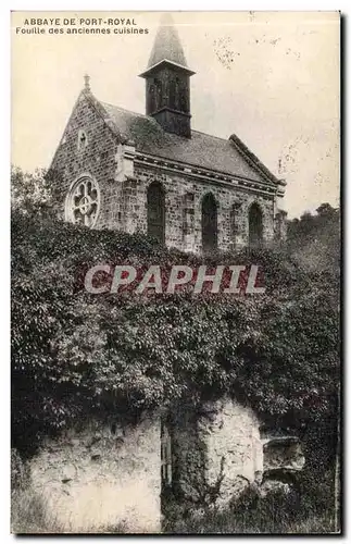 Paris Abbaye de port Royal Ansichtskarte AK Fouille des anciennes cuisines