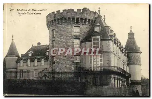 Chateau de Rambouillet Ansichtskarte AK Facade Nord Ouest