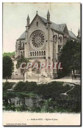 Bar le Duc Cartes postales Eglise Saint Jean