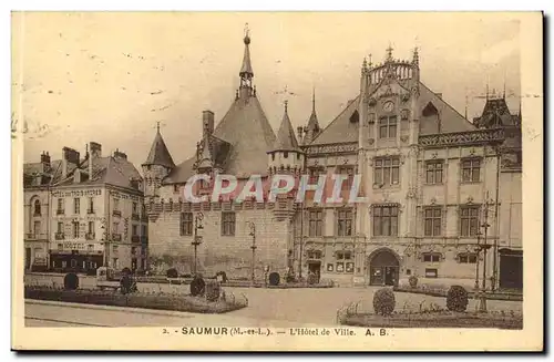 Saumur Cartes postales L&#39hotel de ville