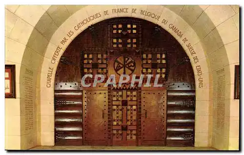 L'ossuaire de Douaumont Cartes postales moderne La porte de la chapelle