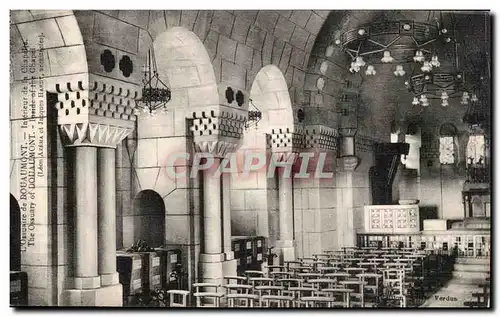 Douaumont Ansichtskarte AK Interieur de la chapelle