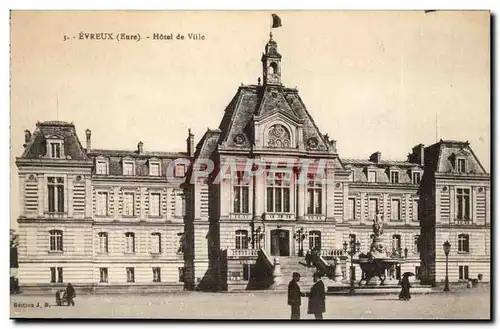 Evreux Cartes postales Hotel de ville