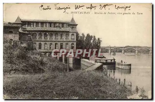 Montauban Cartes postales Moulin de Palissse rive gauche du Tarn