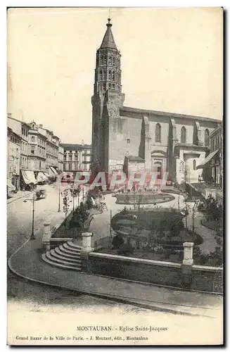 Montauban Cartes postales Eglise Saint Jacques