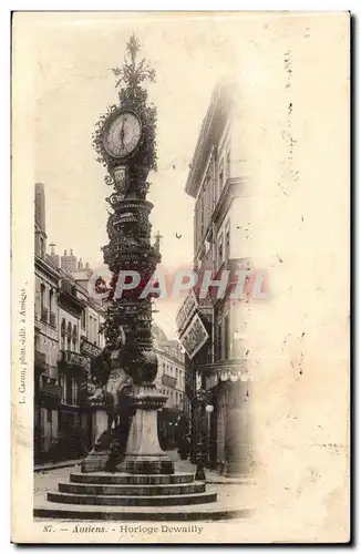 Amiens Cartes postales Horloge Dewailly