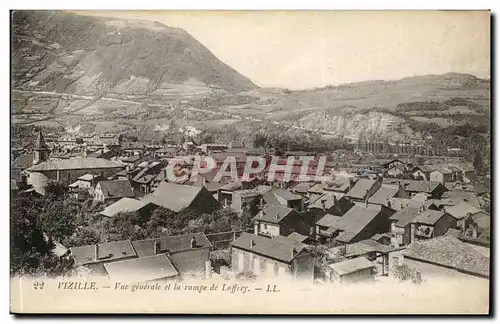 Vizille Cartes postales Vue generale et la rampe de Laffrey