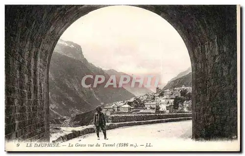 DAuphine Ansichtskarte AK La Grave vue du tunnel (1526m)