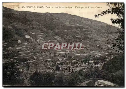 Allevard les Bains Ansichtskarte AK Vue panoramique et montagne de Brame Farine