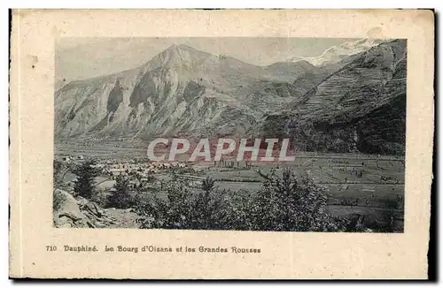 Dauphine Cartes postales Le bourg d&#39Oisans et les grandes rousses