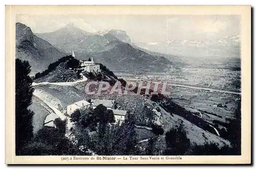 Environs de St Nizier Ansichtskarte AK La tour Sans Venin et Grenoble