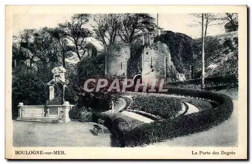 Boulogne sur mer Cartes postales La porte des degres