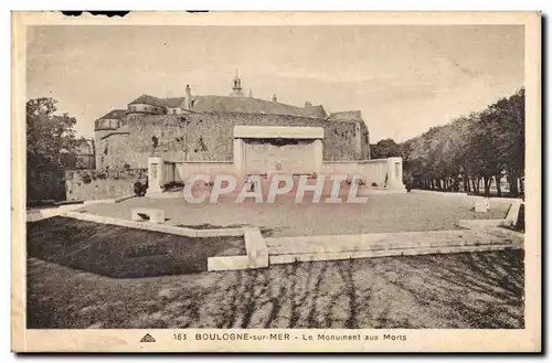 Boulogne sur mer Cartes postales Le monument aux morts