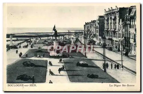 Boulogne sur mer Cartes postales La digue Ste Beuve