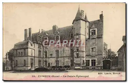 Evreux Cartes postales Le palais episcopal