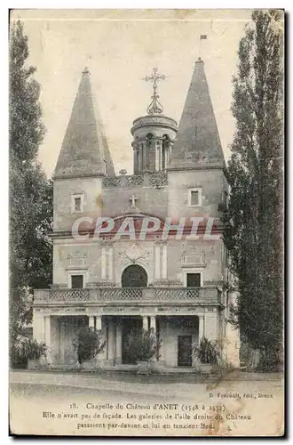 Cartes postales Chapelle du chateau d'Anet
