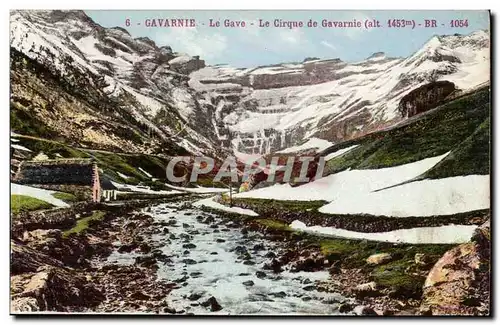 Gavarnie Ansichtskarte AK Le Gave Le cirque de Gavarnie