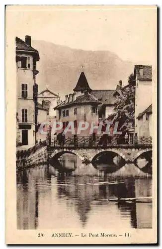 Annecy Ansichtskarte AK Le pont Morens
