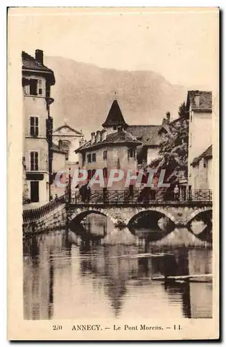 Annecy Cartes postales Le pont Morens