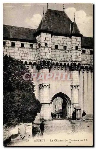 Annecy Cartes postales Le chateau de Nemours