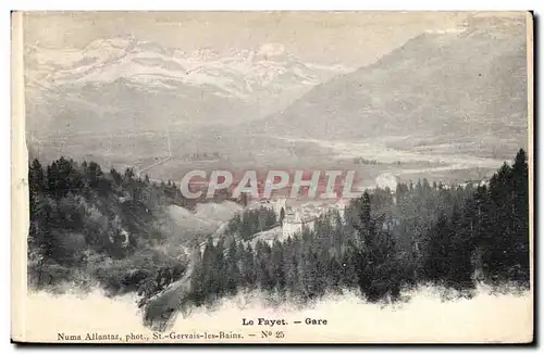 Le FAyet Cartes postales Gare