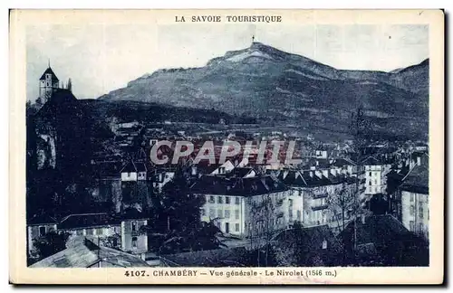 Chambery Cartes postales Vue generale Le Nivolet (1546m)