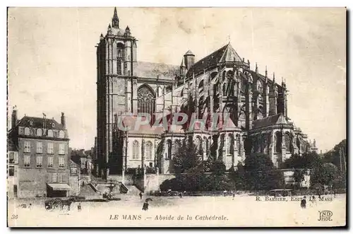 Le Mans Cartes postales Abside de la cathedrale