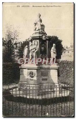 Amiens Ansichtskarte AK Monument des Gloires picardes