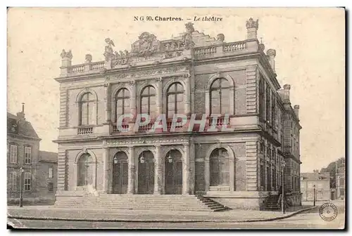 Chartres Cartes postales Le theatre