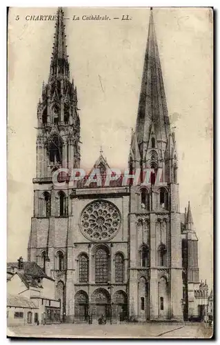 Chartres Cartes postales La cathedrale