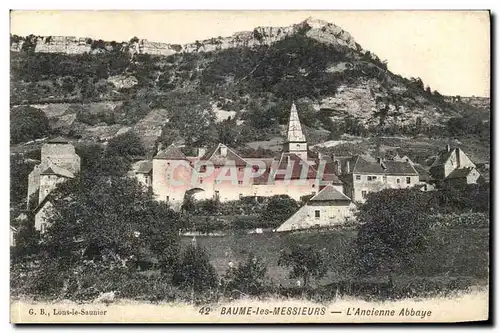 Beaume les Messieurs Cartes postales L'ancienne abbaye