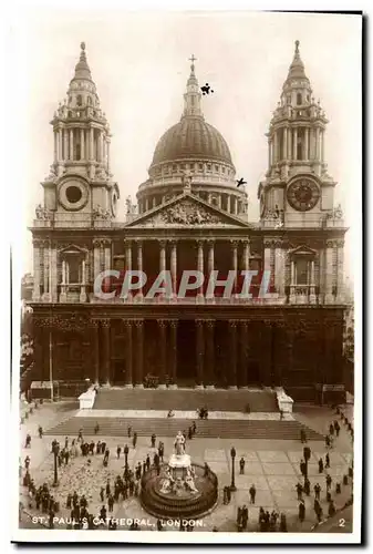 Great BRitain London Londres Ansichtskarte AK St Paul&#39s cathedral