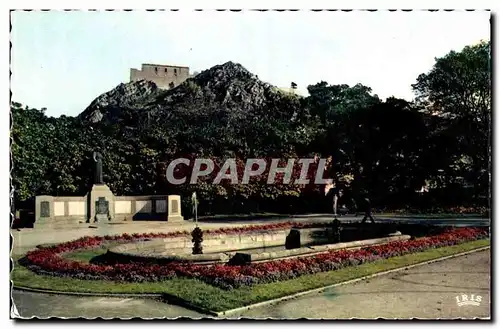 Cherbourg Cartes postales Le jardin public et la montagne du Roule