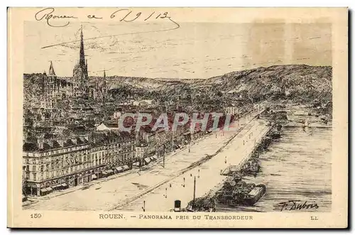 Rouen Cartes postales Panorama du transbordeur