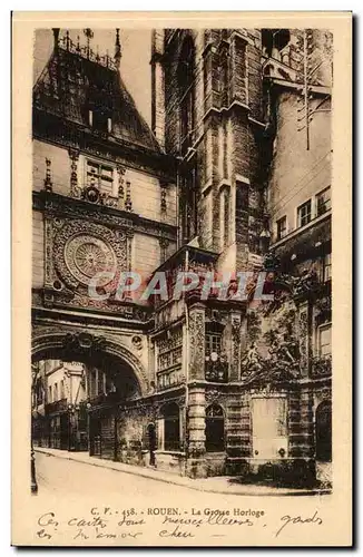 Rouen Cartes postales La grosse horloge