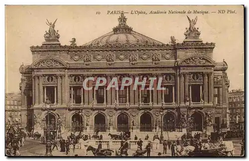 Paris Cartes postales L&#39opera Academie nationale de Musique