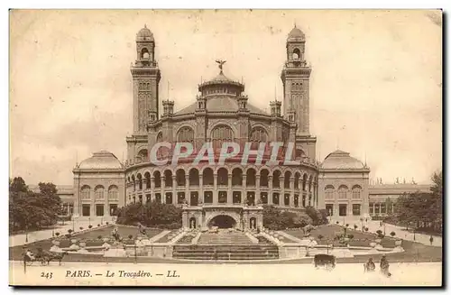 Paris Ansichtskarte AK Le Trocadero construit en 1878 sur l&#39emplacement d&#39anciennes carrieres