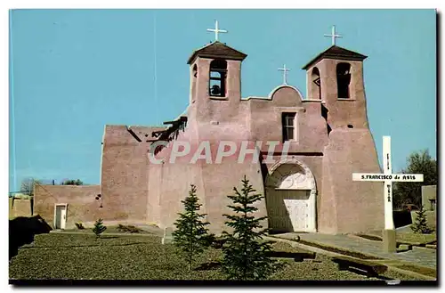 Etats Unis Moderne Karte New Mexico SAns Francisco de Asis Mission Ranchos de Taos