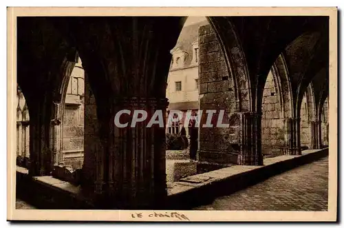 Abbaye de Wandrille Ansichtskarte AK Le cloitre