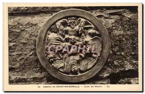 Abbaye de Saint Wandrille Cartes postales Clef de voute