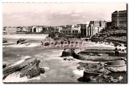 Biarritz Ansichtskarte AK Le port des pecheurs et le casino