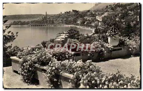 Menton Ansichtskarte AK Entre les fleurs