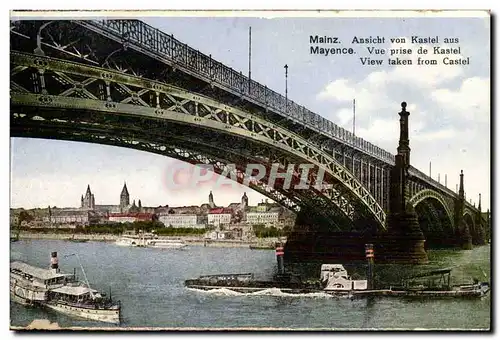 Allemagne Mainz Cartes postales Ansicht von Kastel aus Mayence