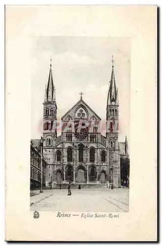 Reims Cartes postales Eglise Saint Remi