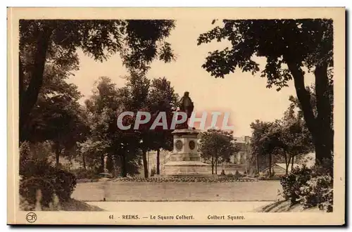 Reims Ansichtskarte AK Le square Colbert