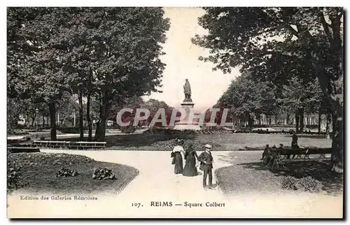 Reims Cartes postales Le square Colbert