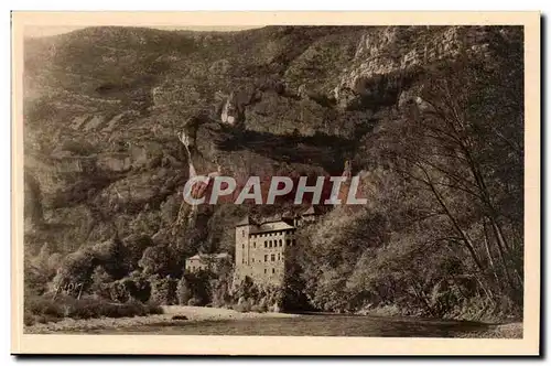 Gorges du Tarn Ansichtskarte AK Chateau de la Caze vu des bords du Tarn