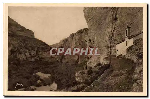 Gorges du Tarn Cartes postales L&#39ermitage de St Hilaire et le cirque des Beaumes