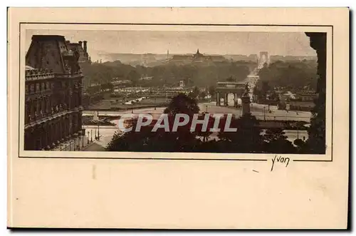 Paris Ansichtskarte AK Panorama sur les Tuileries